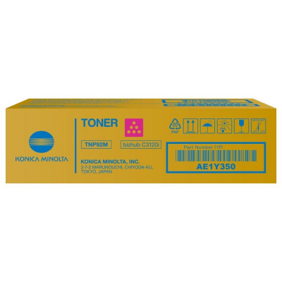 Konica Minolta TNP-92M AE1Y350 магента (magenta) оригинален тонер