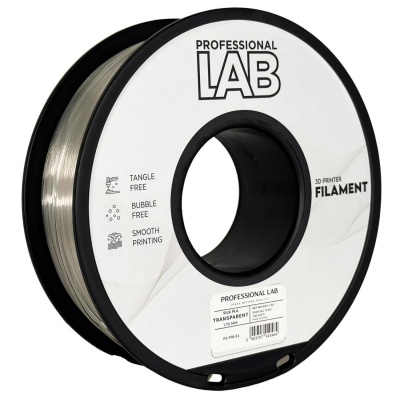 Professional Lab FG-P96-E1, 3D филамент, PLA Silk, 1,75mm, 1000g, Прозрачен (Transparent)