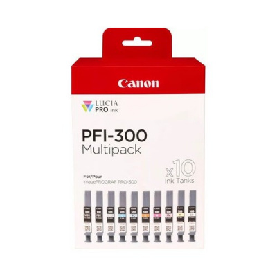 Canon PFI-300 4192C008 цвят (color) оригинален комплект касети