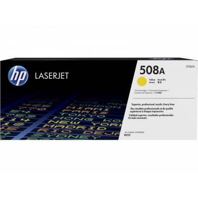 HP 508A CF362A жълт (yellow) оригинален тонер