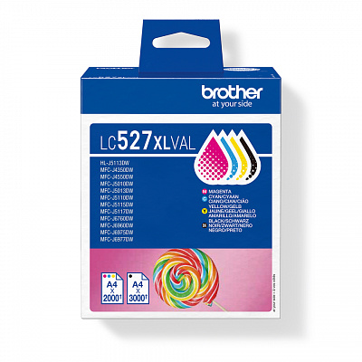 Brother LC-527XLVAL цвят (CMYK) оригинална касета