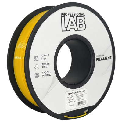 Professional Lab FG-P34-E1, 3D филамент, PETG, 1,75mm, 1000g, Жълт (Yellow)