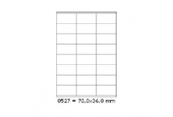 Самозалепващи етикети 70 x 36 mm, 24 етикети A4, 100 листа