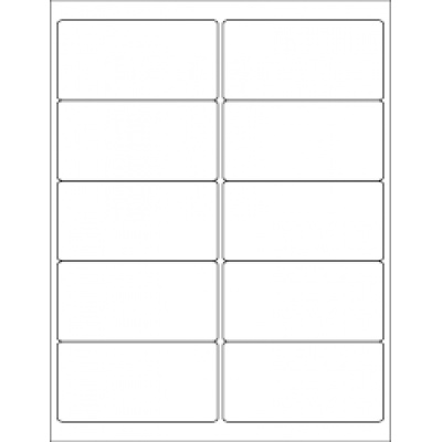Самозалепващи етикети 105 x 57 mm, 10 етикети A4, 100 листа