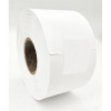 Незалепващи PVC етикети, 58x101 мм, 500 бр., за TTR, Бял, роля