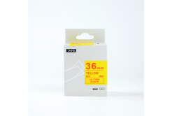 Epson Lk-SC36YR, 36mm x 9m, червен печат / жълт фон, съвместима лента
