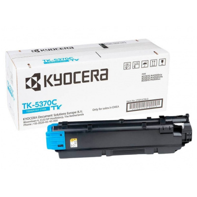 Kyocera TK-5370C 1T02YJCNL0 лазурен (cyan) оригинален тонер