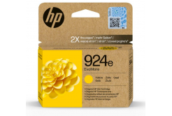 HP 924e 4K0U9NE#CE1 жълт (yellow) оригинална касета, след датата на годност