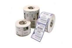 Zebra PolyPro 3000T прозрачен, Zebra PolyPro 3000T, ролка етикети, синтетични, 75x35 мм, 4 ролки/кутия