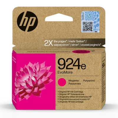 HP 924e 4K0U8NE#CE1 магента (magenta) оригинална касета