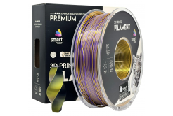 Smart Print FG-S108-E1, 3D филамент, PLA Tri Color, Black Gold Purple, 1kg, 1,75mm