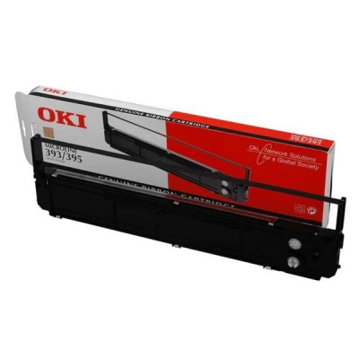 OKI 09002311, черно, оригинална боядисваща лента