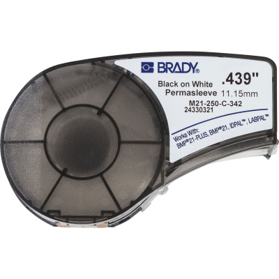 Brady M21-250-C-342 / 110925, PermaSleeve Термоусаждаема полиолефинова маншета, 11.15 mm x 2.10 m