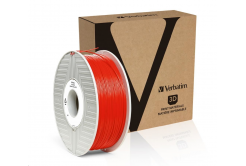 VERBATIM Филамент за 3D принтер PLA 1.75mm, 335m, 1kg червен (OLD PN 55270)
