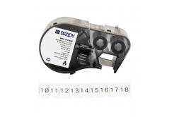 Brady M4C-375-498 / 170784, 9.53 mm x 6.10 m, Винил, черен печат / бял фон