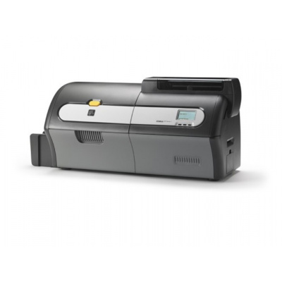 Zebra ZXP Serie 7 Z72-0M0C00H0EM00, Бункер с разширен изход, двустранен, 12 точки/мм (300 dpi), USB, Ethernet, MSR, картов принтер