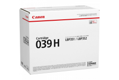 Canon CRG-039H (0288C001) черен (black) оригинален тонер