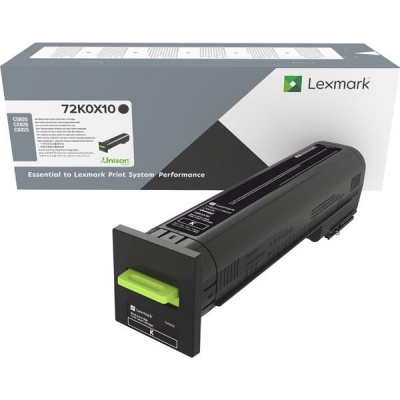 Lexmark 72K0X10 черен (black) оригинален тонер