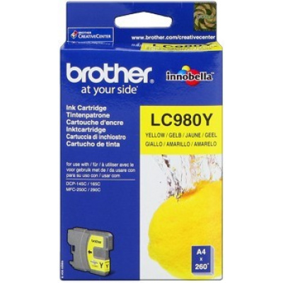 Brother LC-980Y жълт (yellow) оригинална касета