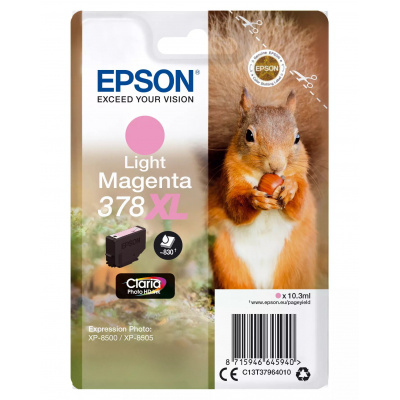 Epson C13T37964010 светло магента (light magenta) оригинална касета