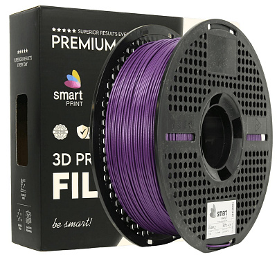 Smart Print FG-S213-E1, 3D филамент, PETG + CF, 1,75mm, 1000g, Лилав (Purple)