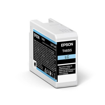 Epson T46S5 C13T46S500 светло циан (light cyan) оригинална касета