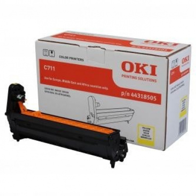 OKI 44318505 жълт (yellow) оригинален цилиндричен блок