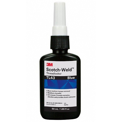 3M TL43 Scotch-Weld™ - pro dočasné zajištění závitů 50 ml