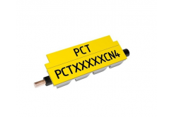 Partex PCT10018CN4, 1,2-1,8мм, 18мм, жълто, 900 бр, профил с непрекъснато закрепване