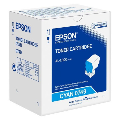 Epson C13S050749 лазурен (cyan) оригинален тонер