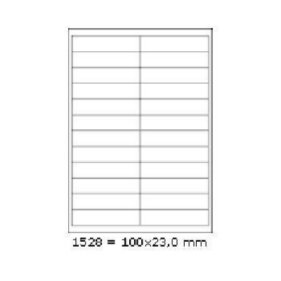 Самозалепващи етикети 70 x 48 mm, 18 етикети A4, 100 листа