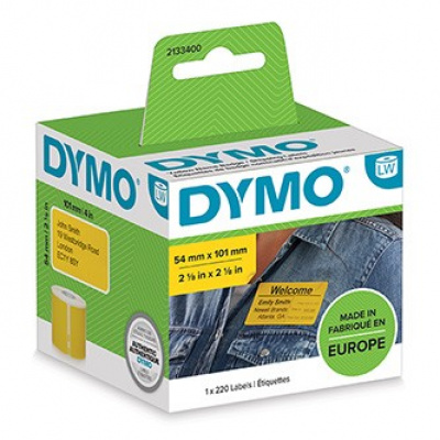 Dymo хартиени етикети 101мм x 54мм, жълти, за превоз, 220 бр, 2133400