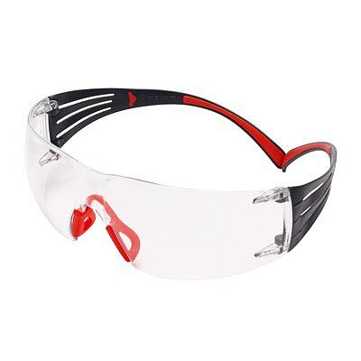 3M SecureFit SF401SGAF-RED EU Защитни очила, прозрачен визьор