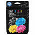 HP 950XL BK/951 C3WK1AE цвят (CMYK) оригинален комплект касети