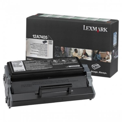 Lexmark 12A7405 черен (black) оригинален тонер