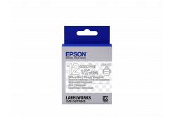 Epson LabelWorks LK-4TWN C53S654013 12мм x 9м, бял печат / прозрачен фон, оригинален лента