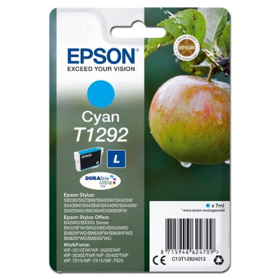 Epson T1292 C13T12924012 циан (cyan) оригинална касета