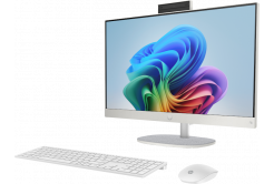 HP Desktop Next Gen AI 24-ct2001nc BQ8T2EA#BCM Компютър All-in-one, 23,8", FHD, T, AI5-340, 32GB, 1TB, AMD int, W11H, Бяла, 2R