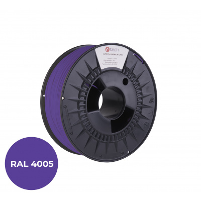 C-Tech 3DF-P-PETG1.75-4005 3D филамент, PREMIUM LINE, PETG, RAL4005, 1,75mm, 1000g, Син/Лилав (Blue-Violet)