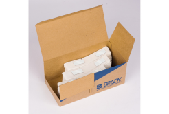 Brady M6-07-7593-WT / 312036, Етикети за подмяна на гравирани табели, 18 mm x 35 mm