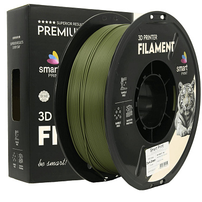 Smart Print FG-S222-E1, 3D филамент, PETG Matte, 1,75mm, 1000g, Тъмно зелен (Dark green)