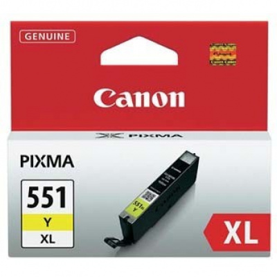 Canon CLI-551XLY 6446B001 жълт (yellow) оригинална касета