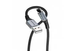 Verbatim 31843 USB кабел, USB A + USB C, 18W, 1.2m, кутия, черно