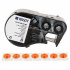Brady M4-83-499-RD-BK / 170806, 12.70 mm, Nylon, черно копиране / червен фон