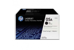 HP 05A CE505AD двойна опаковка черен (black) оригинален тонер