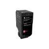 Lexmark 74C2HME магента (magenta) оригинален тонер