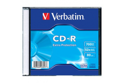 Verbatim 43347 CD-R Extra Protection, 1-пакет Slim box, 700MB, 52x, 80 мин.