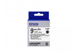 Epson LabelWorks LK-3TBN C53S653004 9мм x 9м, черно копиране / прозрачен фон, оригинален лента