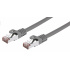 Kабел C-TECH CB-PP6F-1 patchcord Cat6, FTP, сив, 1m