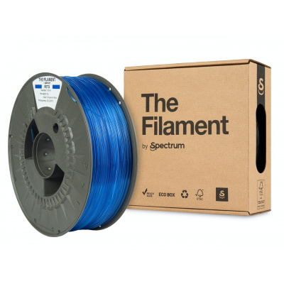 "The Filament" by Spectrum TF-24027, PETG, 1,75mm, 1000g, Прозрачно син (Transparent blue)